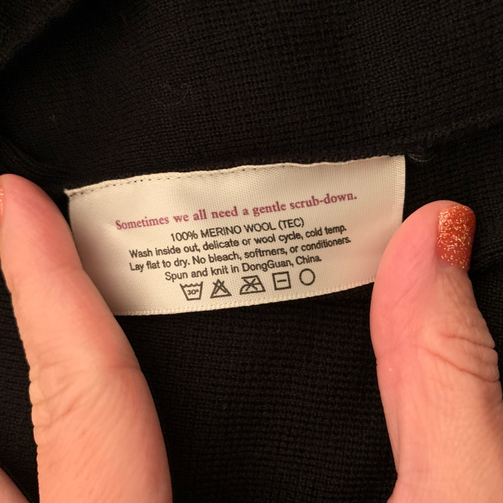 MM Lafleur Open Front Black Cardigan - Picture 4 of 4